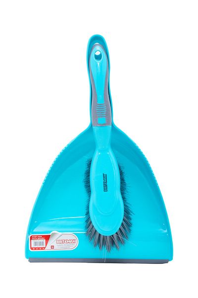 CLIKON BM701 BriteMax Dustpan with Printed Brush – Stylish Cleaning Set
