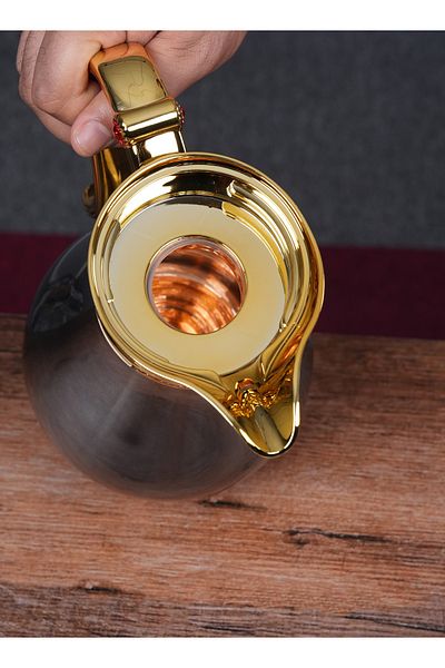 CLIKON Homeway 1L Stainless Steel Arabic Vacuum Flask – Elegant and Perfect for Hot Beverages