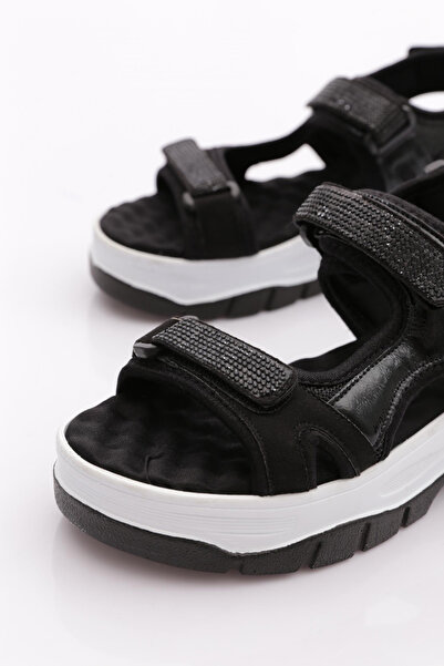 DGN 4740-22Y Kadin Kalin Taban Cirtli Sandalet