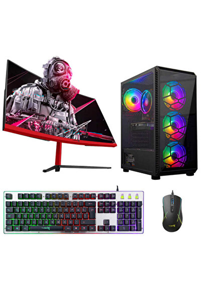 TURBOX Tx4694 I5 10400f 16gb Ram 512gb M.2 Nvme Ssd 4gb Rx560 23.6 Curved Oyun Hazır Sistem