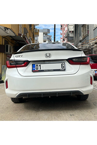 carlone Honda City RS 2020 Bagaj Üstü Spoiler Parlak Siyah Boyalı İthal Ürün ...