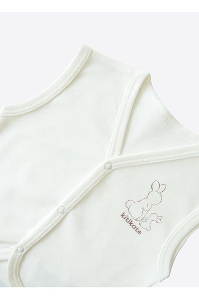 kitikate Organic New Basic Vest, Ecru Color