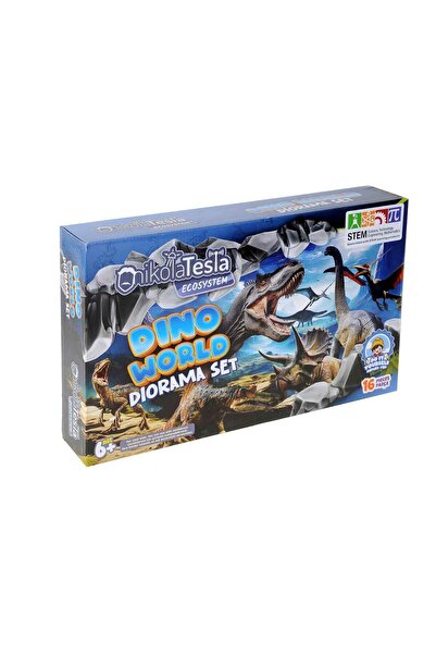 hak-iş oyuncak Nikola Tesla Dıorama Dıno World Set 16 Parça