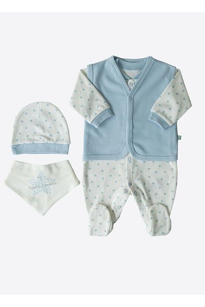 kitikate Organic New Dreams Set of 4 (Blue)