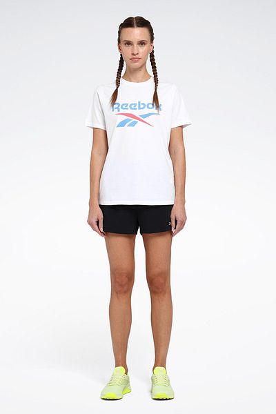 Reebok Tricou cu mânecă scurtă pentru femei New Id Reg Tee alb