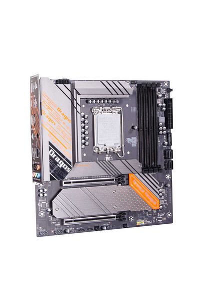 DRAGOS Dragmode B760M D4Pro - SATA، M2 DDR4 4000MHz USB3.2 Type C DP HDMI AUDIO 2.5GbE LAN 1700P ATX Main