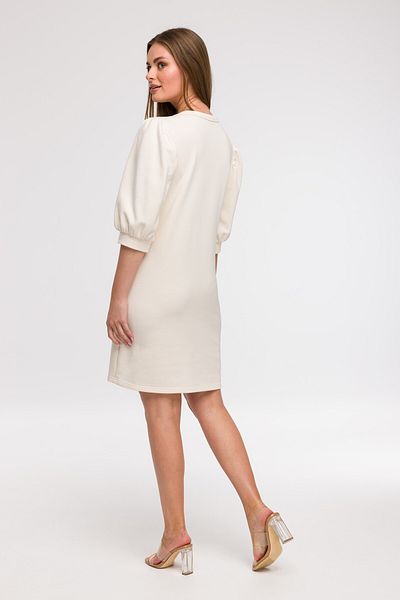 BEWEAR Sweatshirt dress with buff sleeves