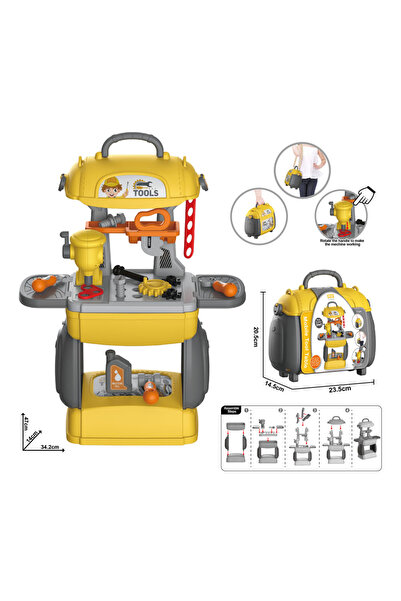 Salamandra Kids Jucarie de rol Set Banc de scule Interactiv pentru Copii