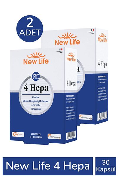 New Life 4 Hepa 30 Softgel Capsules 2 Pieces