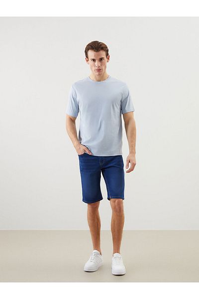LC Waikiki Ανδρικό T-Shirt Standard Mold 100% βαμβακερό χτενισμένο ύφασμα