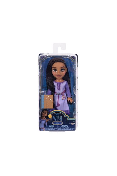 Disney Wish Doll Petite Asha 15cm | Fashion Doll | Wish Movie | Collectible Doll | Gift for Kids and Teens