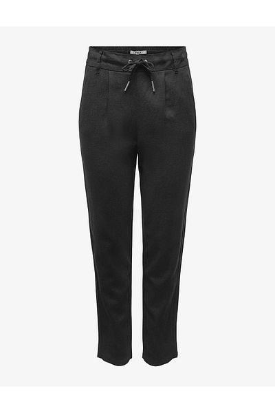 ONLY Onlcaro-Poptrash Easy Linen Bl Cc Pnt Black Women's Fabric Trousers 15278710