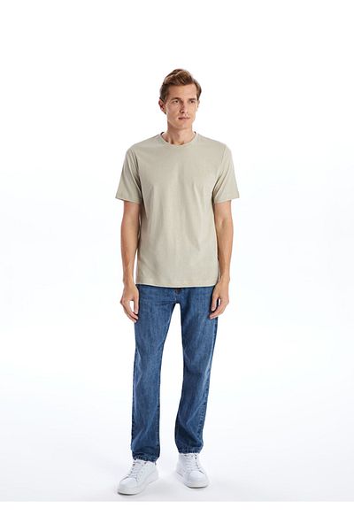 LC Waikiki Ανδρικό T-Shirt Standard Mold 100% βαμβακερό χτενισμένο ύφασμα