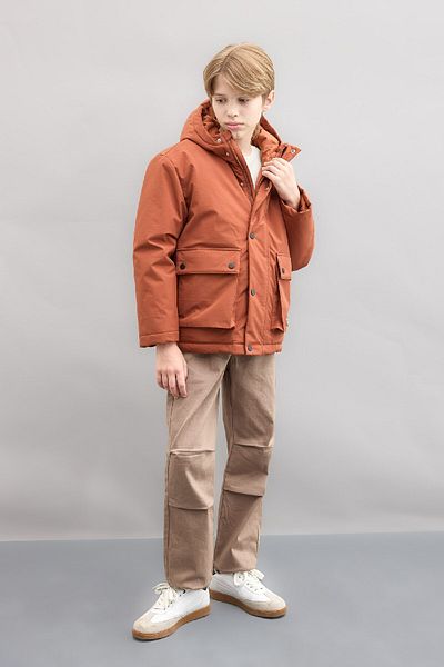 DeFacto Boy Water Repellent Hooded Coat C5980A824Wn