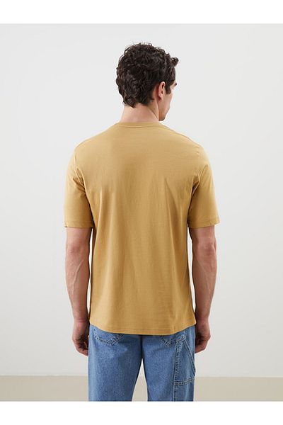 LC Waikiki Ανδρικό T-Shirt Standard Mold 100% βαμβακερό χτενισμένο ύφασμα