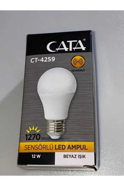Cata CT4259 Sensörlü Led Ampul 12w Beyaz Işık 6400 Kelvin 1270 Lümen