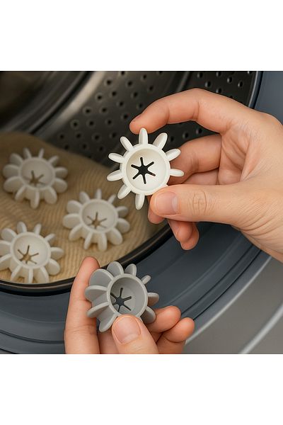 Home 5 Magic Washing Machine Balls |   Anti-Wrinkle and Anti-Tangles |   Hair and Dust Collector