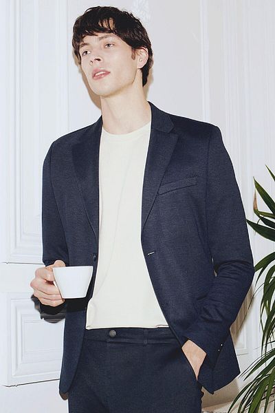DeFacto Μπουφάν Basic Straight Blazer με μοντέρνα εφαρμογή με επένδυση με κουμπιά C5777ax24sp