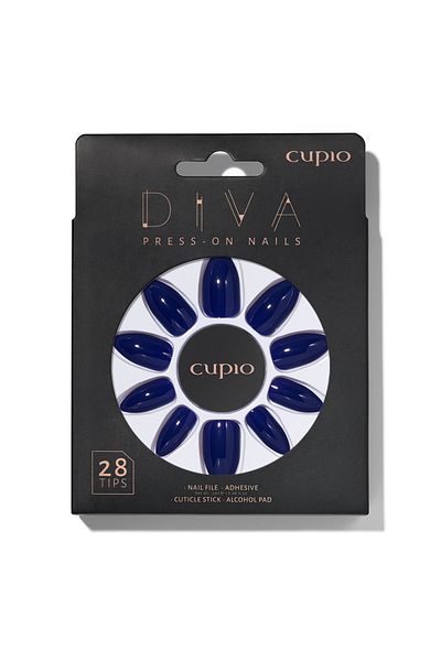 Cupio Cupio Diva false nails set - Dark Blue