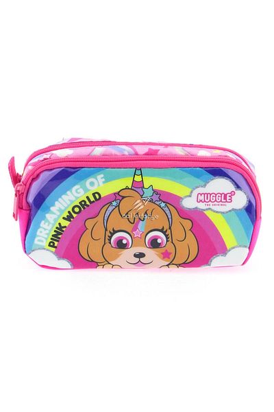 MUGGLE Θήκη για στυλό Pink World με 2 θήκες (MU-9034)