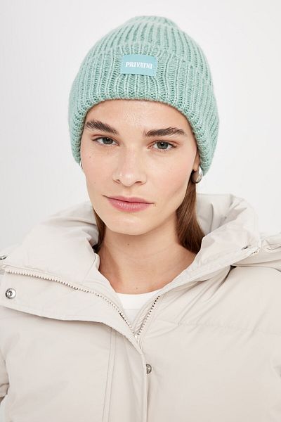 DeFacto Winter-Damen-Baskenmütze – gewebtes Etikett, R7539az24wn