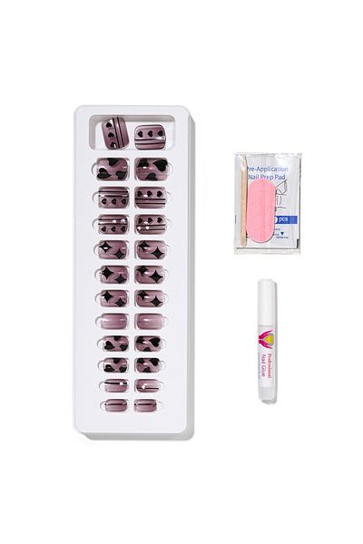 Cupio Cupio Diva false nail set - Artistic Black