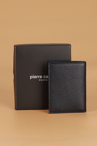 Pierre Cardin Men's Wallet 032 Genuine Leather Floater Navy Blue Card Holder