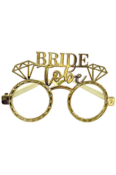 Onay Store Bride to Be Glasses Gold - Bride to Be Supplies - Bachelorette Par...