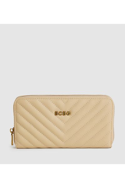 BCBG Quilted Long Wallet