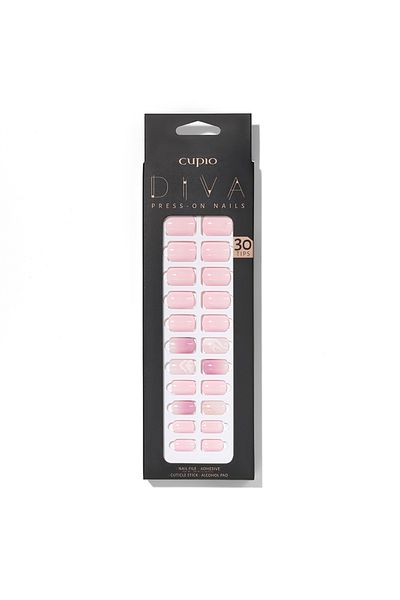 Cupio Cupio Diva false nail set - Blush Pink