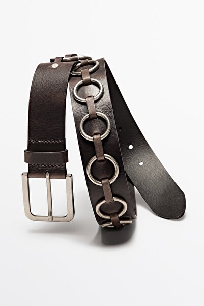 Massimo Dutti Halka detaylı napa deri kemer