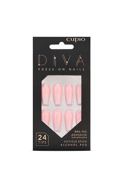 Cupio Cupio Diva false nail set - Baby Boomer