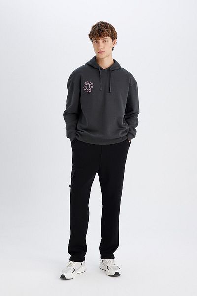 DeFacto Φούτερ Keith Haring Boxed Fit με κουκούλα πίσω με στάμπα 3151920