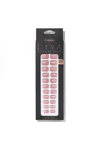 Cupio Set unghii false Cupio Diva - Gold Mirror