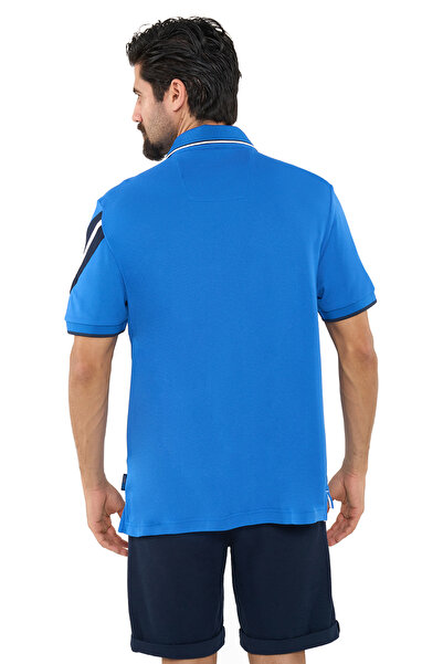Nautica Mavi Erkek Polo Yaka T-Shirt KR4509