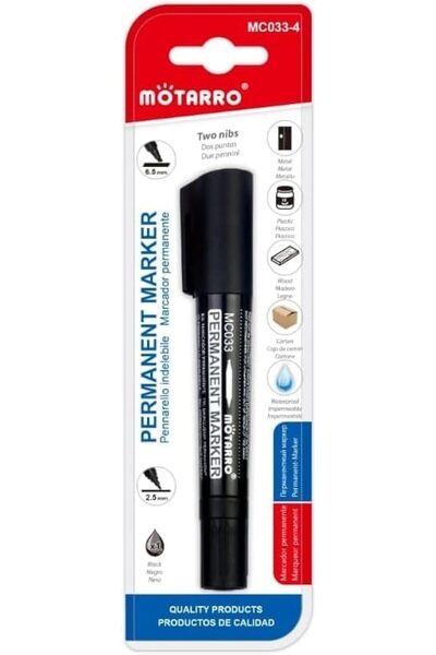 MOTARRO أقلام تحديد دائمة، مقاومة للماء والتلاشي، للكتابة ووضع العلامات والمش...