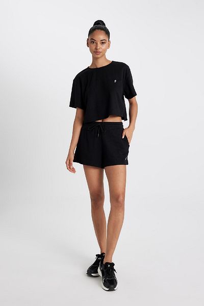 DeFacto Fit Cropped Fit Crew Neck Sportovní tričko s krátkým rukávem A9916ax24sm