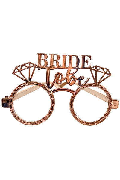 Onay Store Bride to Be Glasses Rosegold - Bride to Be Supplies - Bachelorette...