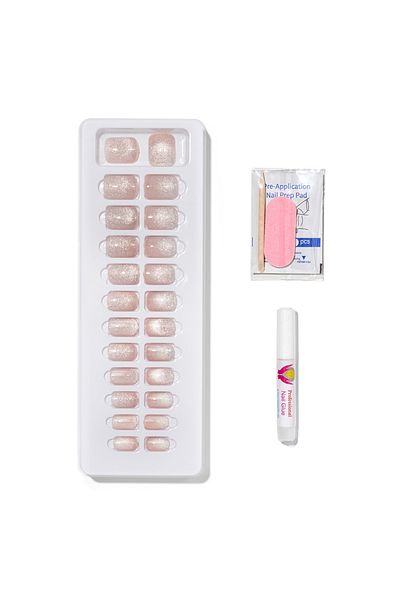 Cupio Set unghii false Cupio Diva - Cat Eye White