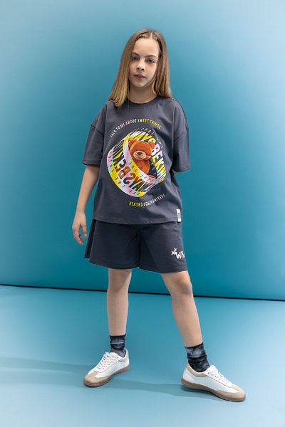 DeFacto Girl's Printed Shorts C5285A824SM