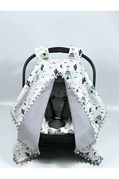 Aras Collection Double Deck Pike Stroller Cover and Cushion