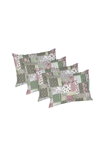 ALCAM Set Of 4 Garden Cushions, Quilted Microfiber, 50x70 Cm