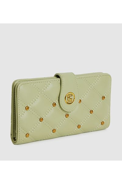 BCBG Quilted Long Wallet