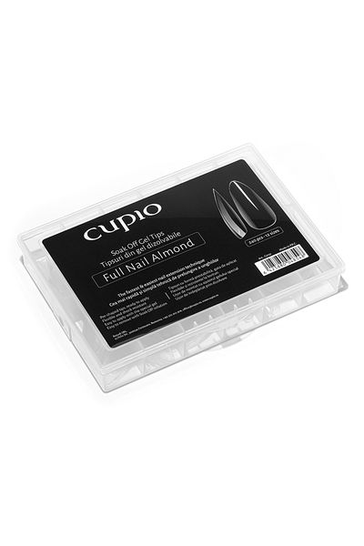 Cupio Dissolvable full nail tips set 240pcs - Almond