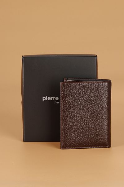 Pierre Cardin Men's Wallet 032 Genuine Leather, Card Holder Flotur Brown