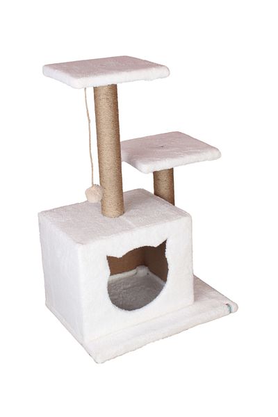 Petilux خدش بيت القطط - عرض القطط مع عش متدرج (PTLX-0038)