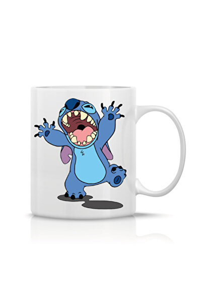 OEM Cana albă personalizată - Stitch-28, INOVATIX®. 330 ml