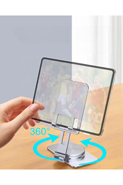 SMARTO Smarto H13 περιστρεφόμενη 360° βάση τηλεφώνου, φορητή, για επιτραπέζιους υπολογιστές, tablet, iPad, ρυθμιζόμενο ύψος