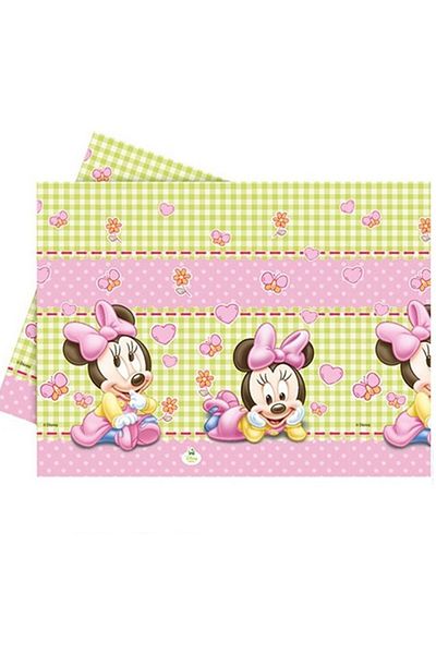 Hayaller Dükkanı 120x180cm Κάλυμμα τραπεζιού μωρού Minnie My First Year
