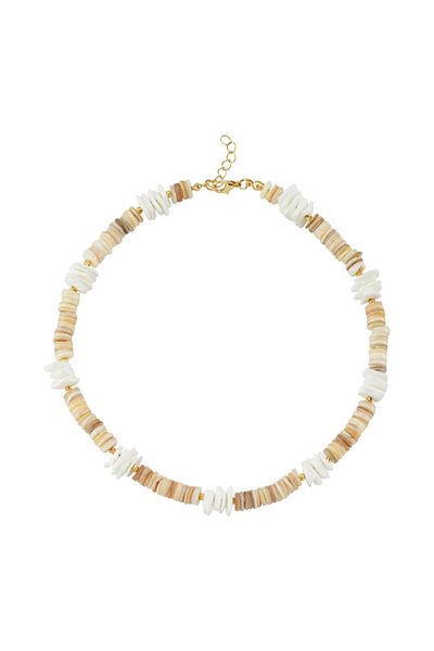 CHARMLUCKY PEARL STONE NECKLACE